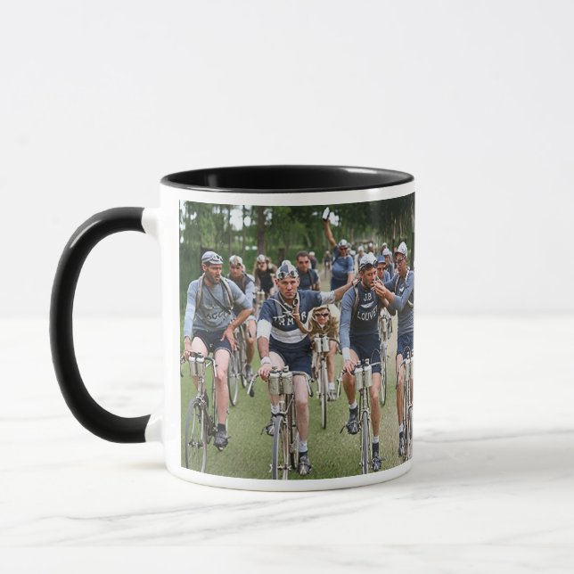 AN INTIMATE PORTRAIT TOUR DE FRANCE 1920's Redux Mug (Left)