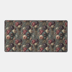 🩸 An Intimidating Bloom – Gothic Victorian Desk Mat