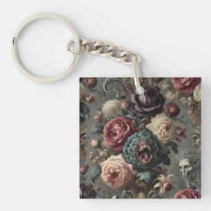 🩸 An Intimidating Bloom – Gothic Victorian Key Ring