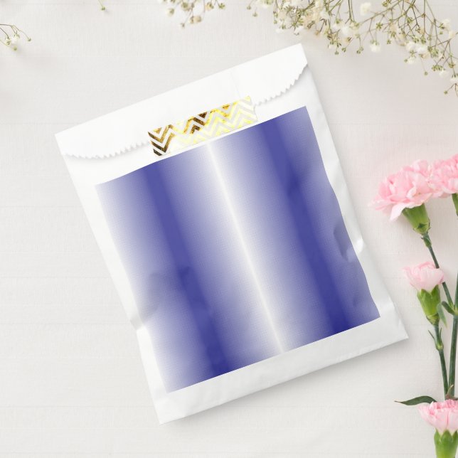 An intricate blue geometric pattern with symmetric favour bags (Sealed)