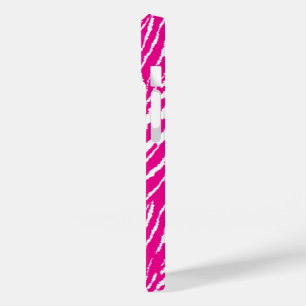An intricate floral pattern in pink and white, art Case-Mate iPhone 14 case