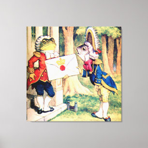 An Invitation from the Queen of Hearts Canvas Print