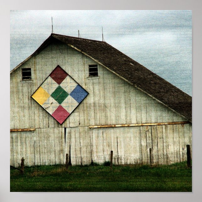 An Iowa Barn Quilt Poster (Front)