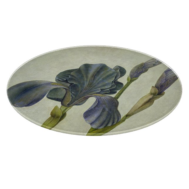 An Iris Cutting Board (Corner)