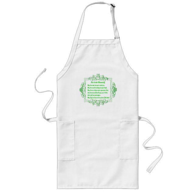 An Irish Blessing Apron (Front)