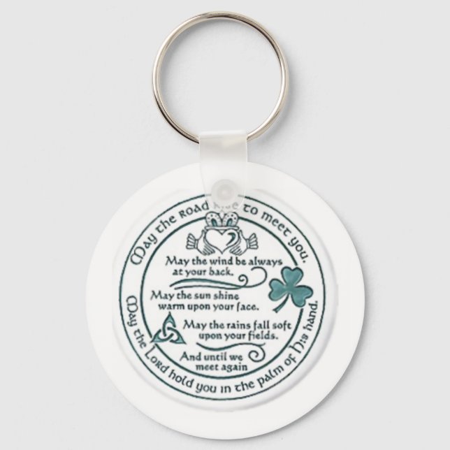 An Irish Blessing Key Ring (Front)