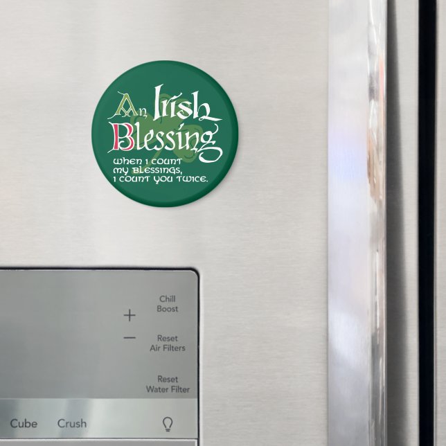 An Irish Blessing Magnet (In Situ (Fridge))