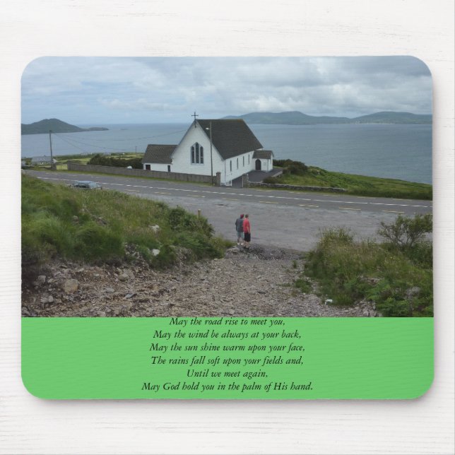 An Irish Blessing Mouse Pad (Front)