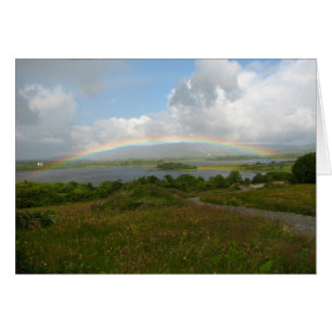 An Irish Blessing, Rainbow over Lake in Ireland