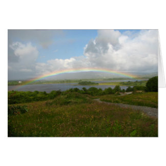 An Irish Blessing, Rainbow over Lake in Ireland