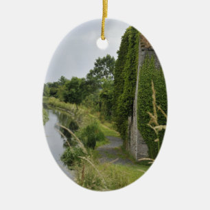 An Irish Canal Ceramic Tree Decoration