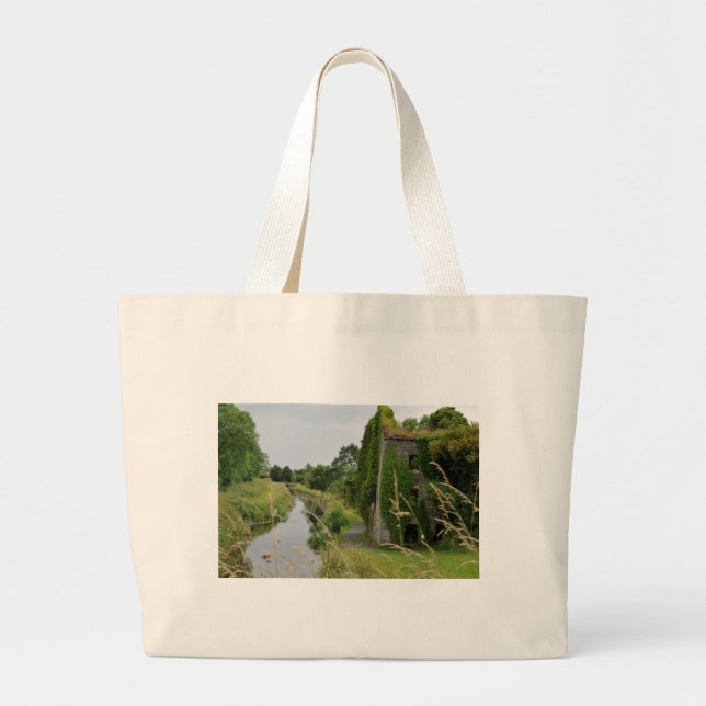An Irish Canal Large Tote Bag (Front)