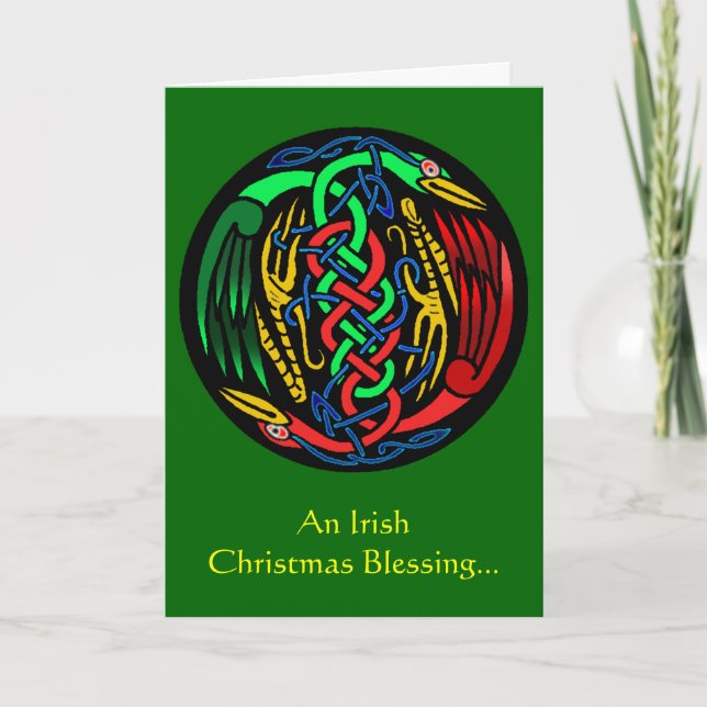 An Irish Christmas Blessing... Christmas Card (Front)