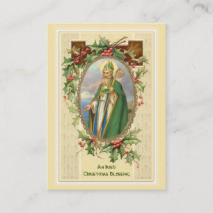 An Irish Christmas Blessing St. Patrick Holy Cards