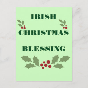 An Irish Christmas Holiday Postcard