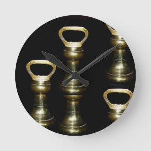 An Irish Design-The Brass Collection Round Clock