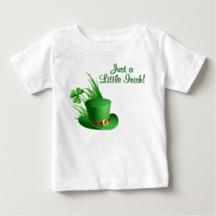 An Irish Touch Leprechaun Clove Hat in Grass Baby T-Shirt