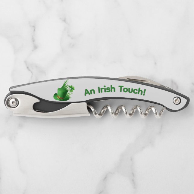 An Irish Touch Leprechaun Clove Hat in Grass Corkscrew (Front)