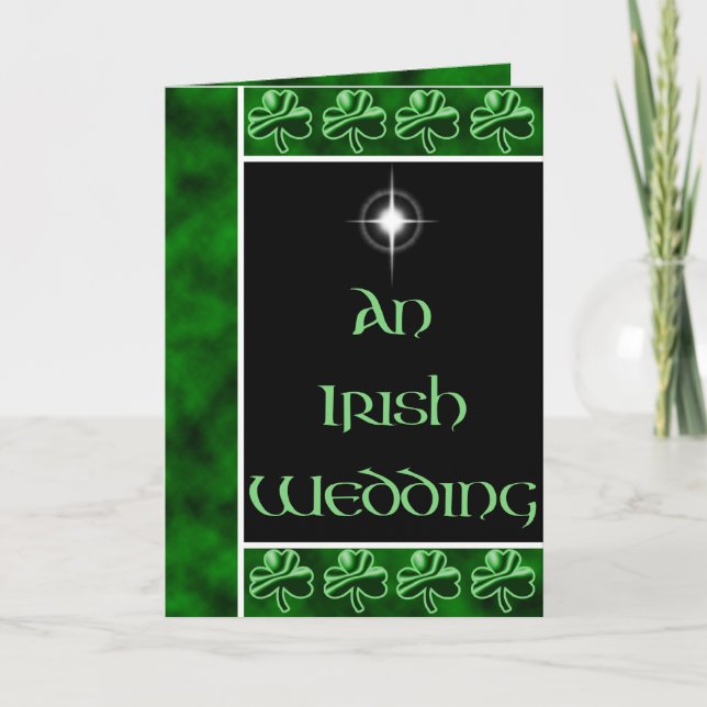 An Irish Wedding Invitation (Front)