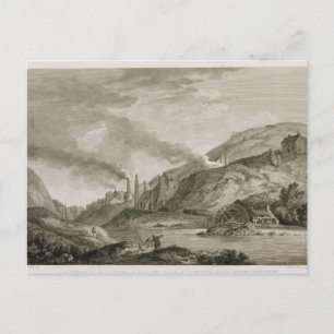 An Iron Work for Casting of Cannon & Boreing Postcard