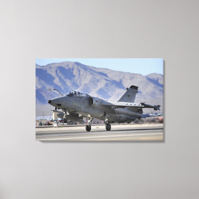 An Italian Air Force AMX fighter Canvas Print (Front)