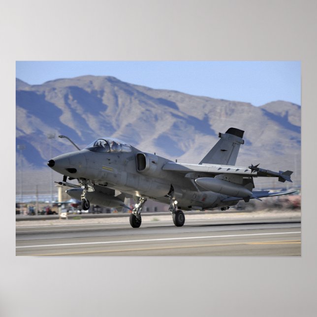 An Italian Air Force AMX fighter Poster (Front)