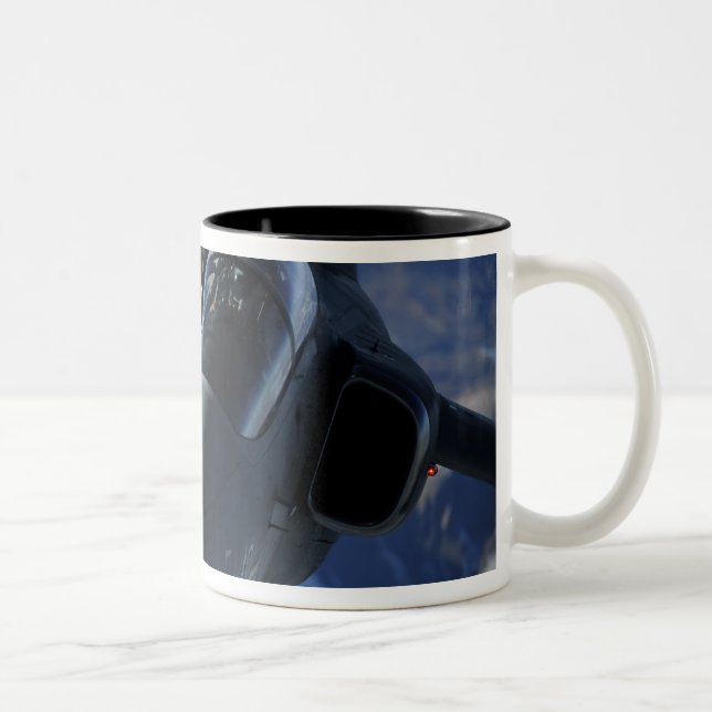 An Italian AMX is refueled by a KC-10A Extender Two-Tone Coffee Mug (Right)