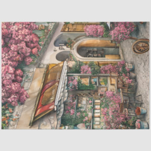 An Italian Street Scene Ephemera Design Series 17 Tissue Paper