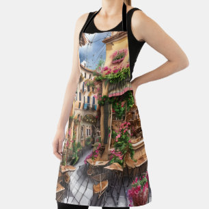 An Italian Street Scene Ephemera Design Series 23 Apron