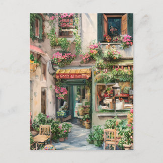 An Italian Street Scene Ephemera Design Series 24 Postcard