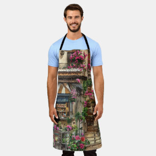 An Italian Street Scene Ephemera Design Series 3 Apron