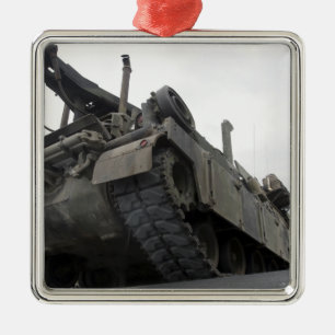 An M88A2 Hercules Recovery Vehicle Metal Tree Decoration