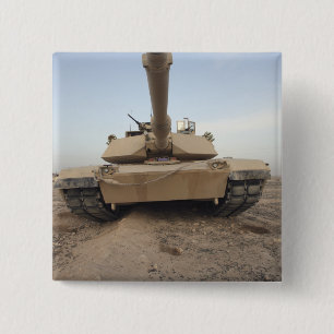 An M-1A1 Main Battle Tank 15 Cm Square Badge