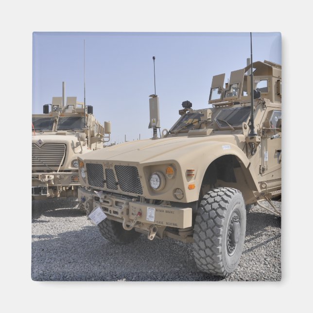 An M-ATV Mine Resistant Ambush Protected vehicl 2 Magnet (Front)