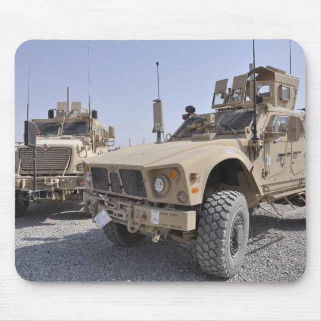An M-ATV Mine Resistant Ambush Protected vehicl 2 Mouse Mat (Front)