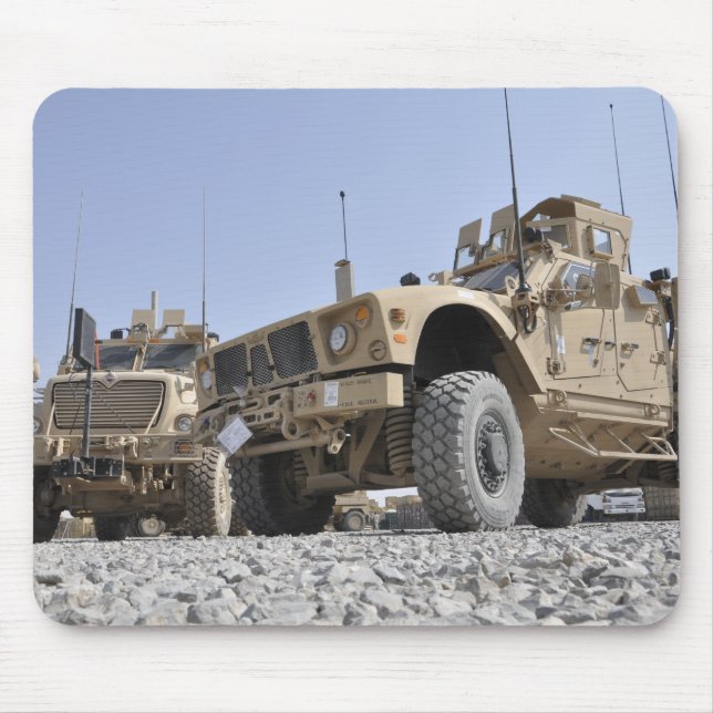 An M-ATV Mine Resistant Ambush Protected vehicl Mouse Mat (Front)