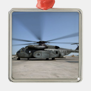 An MH-53E Sea Dragon helicopter Metal Tree Decoration