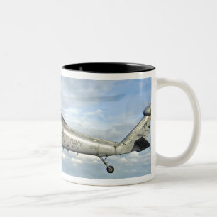 An MH-60S Seahawk prepares to deliver ammunitio Two-Tone Coffee Mug