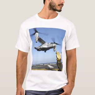 An MV-22 Osprey launches from the USS Nassau T-Shirt
