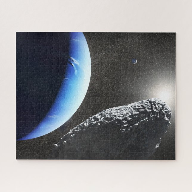 An Neptune's Tiny Moon Hippocamp. Jigsaw Puzzle (Horizontal)