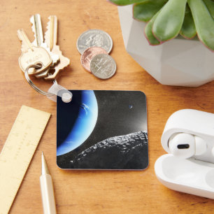 An Neptune's Tiny Moon Hippocamp. Key Ring