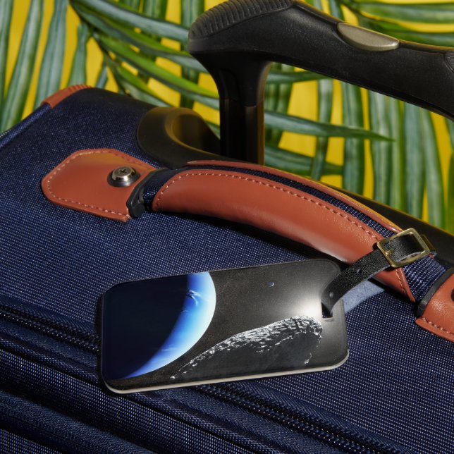 An Neptune's Tiny Moon Hippocamp. Luggage Tag (Front Insitu 3)