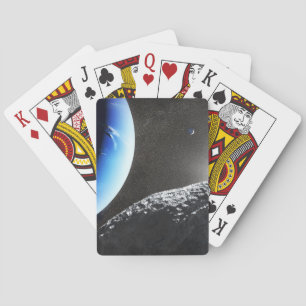 An Neptune's Tiny Moon Hippocamp. Playing Cards