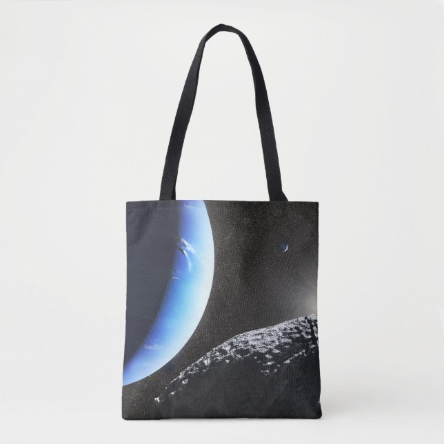 An Neptune's Tiny Moon Hippocamp. Tote Bag (Front)
