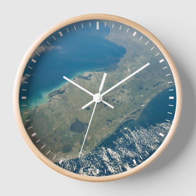 An Oblique Florida, On The Southeastern Coast Clock (Front)