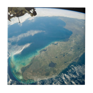 An Oblique Florida, On The Southeastern Coast Tile