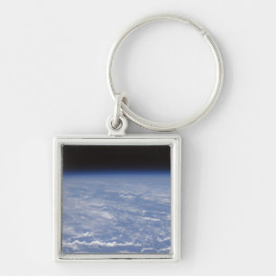 An oblique horizon view of the Earth's atmosphe Key Ring