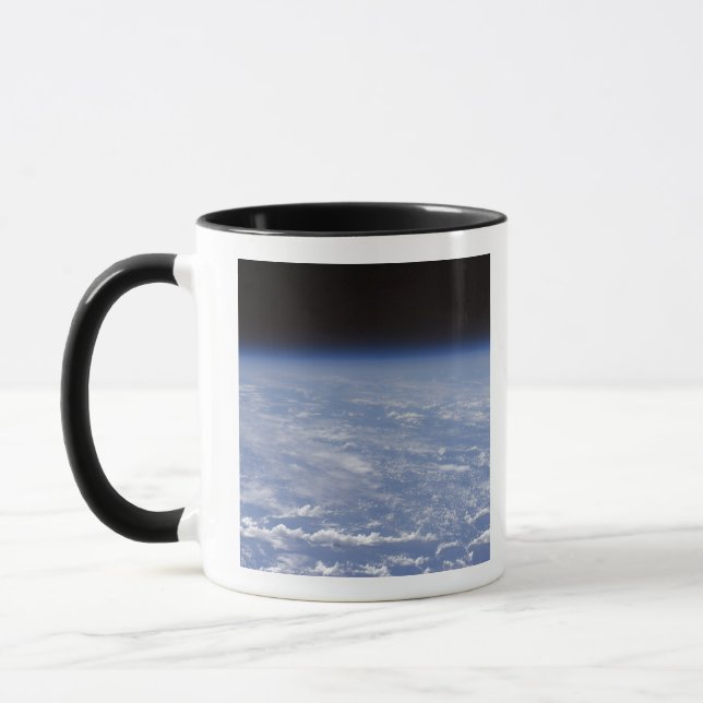 An oblique horizon view of the Earth's atmosphe Mug (Left)