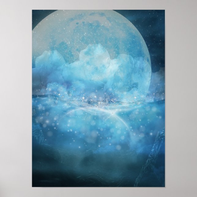 An Ocean Blue Poster (Front)