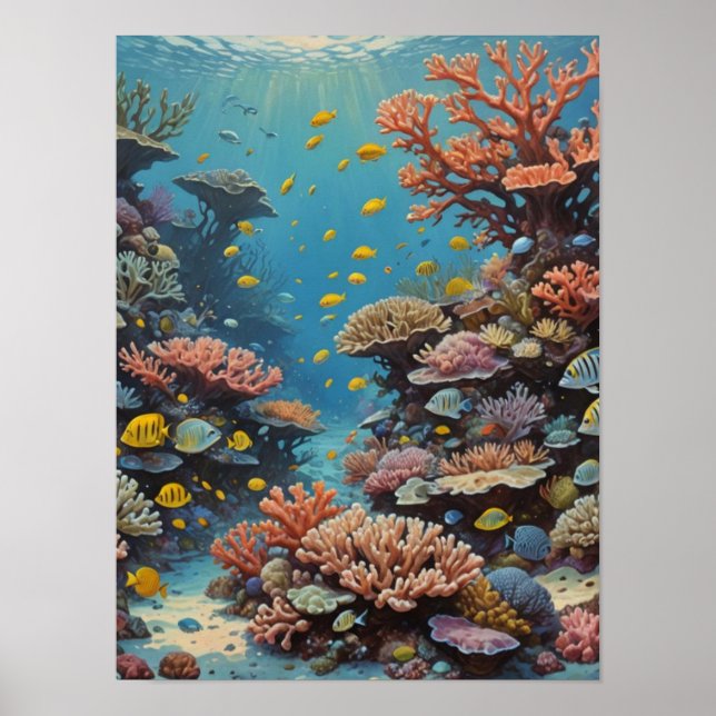  An Ocean reef dive Poster (Front)